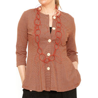 Becca Copper Stripe Cardigan