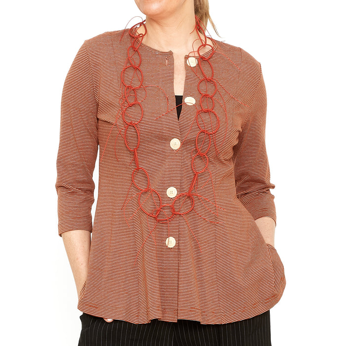 Becca Copper Stripe Cardigan