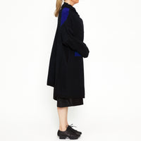 MU223321 - Knit Wool Jacket in Black/Blue