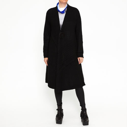 MU223330 - Knit Coat in Black