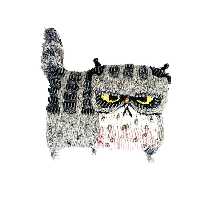 Trovelore, Grumpy Cat Brooch - Tiffany Treloar