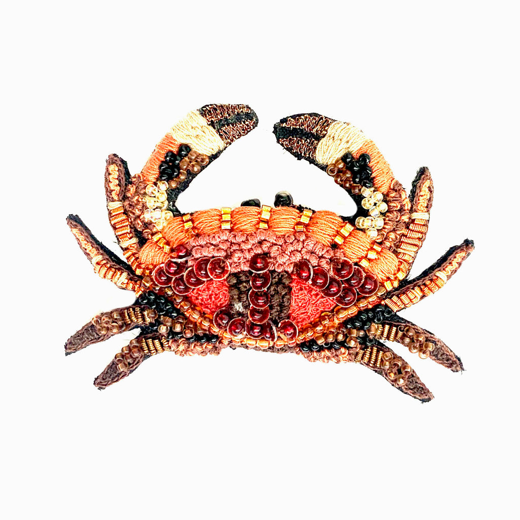 Trovelore, Mangrove Crab Brooch - Tiffany Treloar