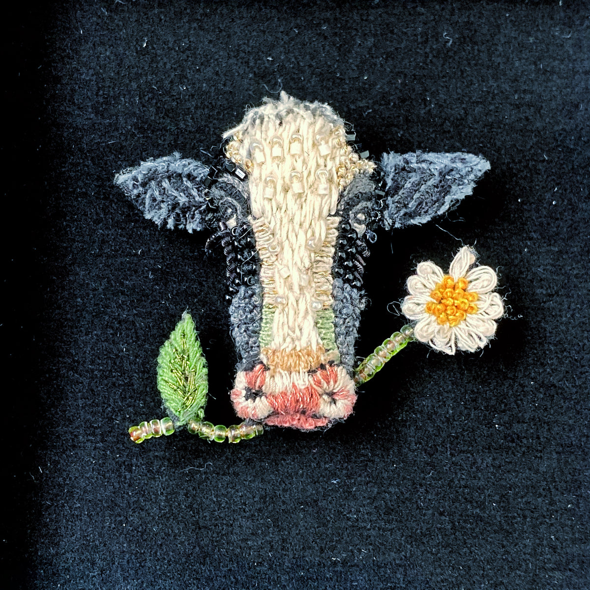 Happy Cow Brooch