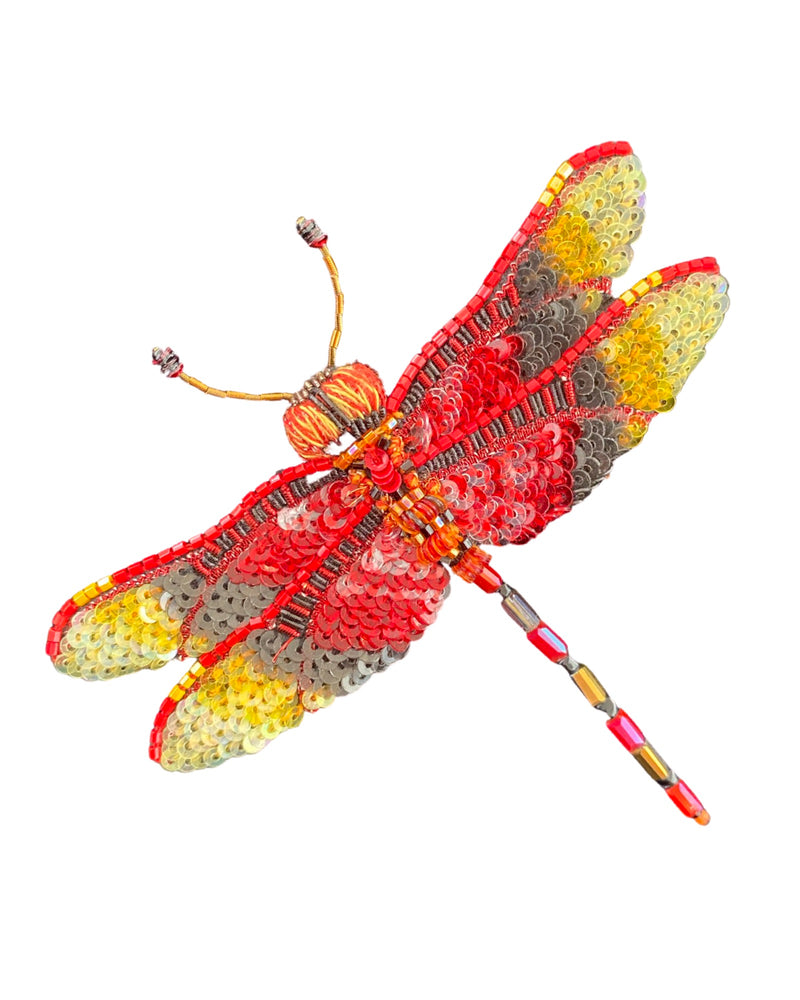 Meadowhawk Dragonfly Brooch