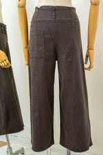 LB22-224 Tab Front Trousers - Iron