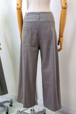 LB22-224 Tab Front Trousers - Stone