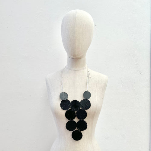Dora Haralambaki, HD14-Silver-Black Necklace - Tiffany Treloar