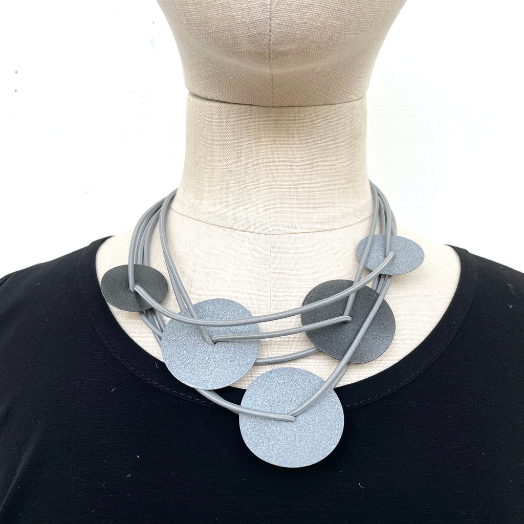 Character, Character Circles Necklace in Silvermix - Tiffany Treloar