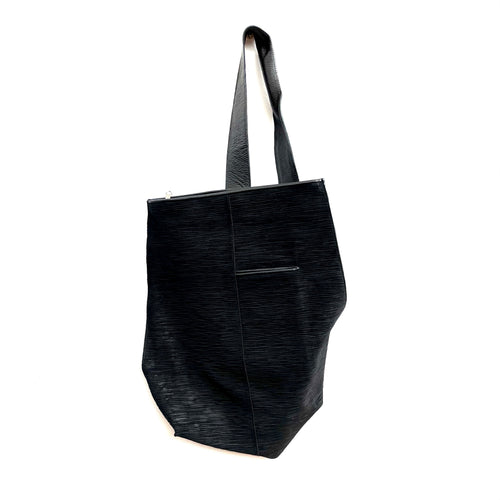 SACCHITEDDA Textured Backpack Black