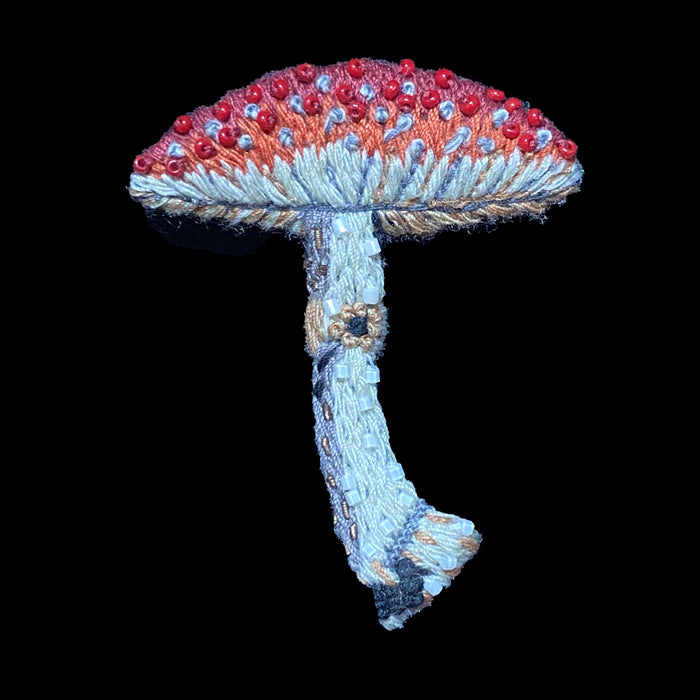 Mushroom Brooch