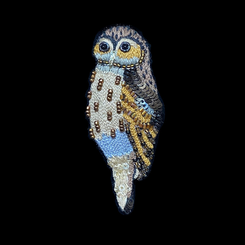 Barred Owl Brooch