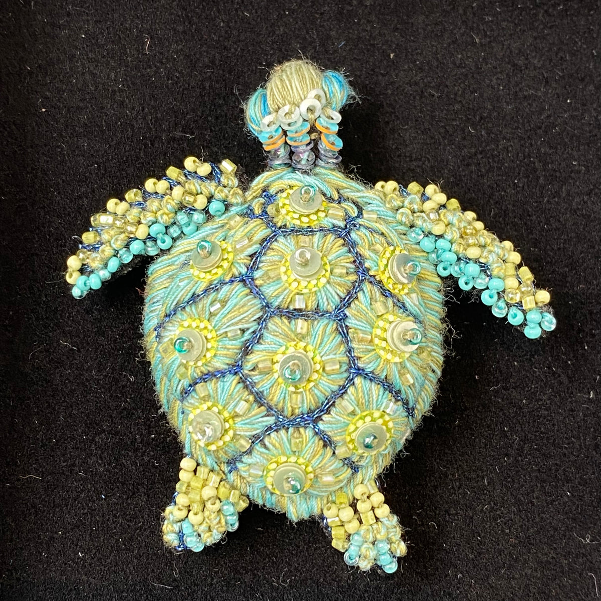 Pacific Sea Turtle Brooch