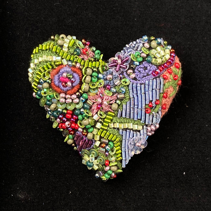 Blooming Heart Brooch