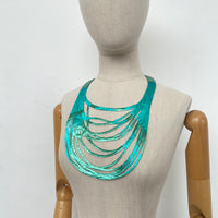SI02 Multifilament Turquoise Short Necklace