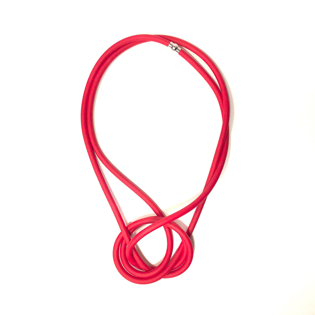 NEO, NEO 454 Red Centre Loop Necklace - Tiffany Treloar