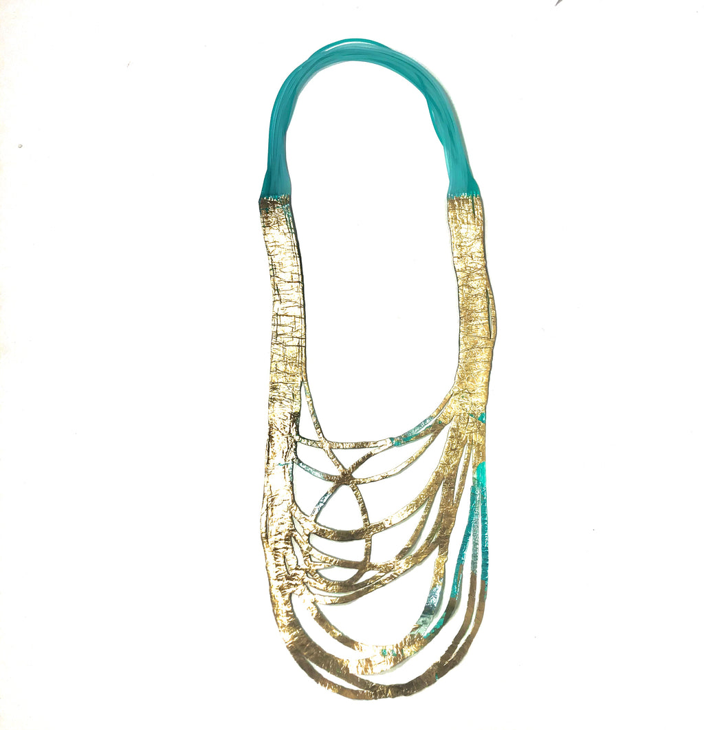 Sabato Isabel, SI01 Turquoise/Aqua Long Necklace - Tiffany Treloar