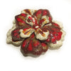 Infra, Infra Flower magnetic brooch red - Tiffany Treloar