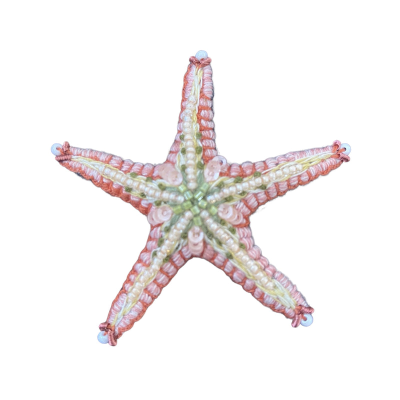 Pink Sea Star Brooch