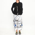 RUB-3507104 Knitted Pocket Cardigan in Blackprint
