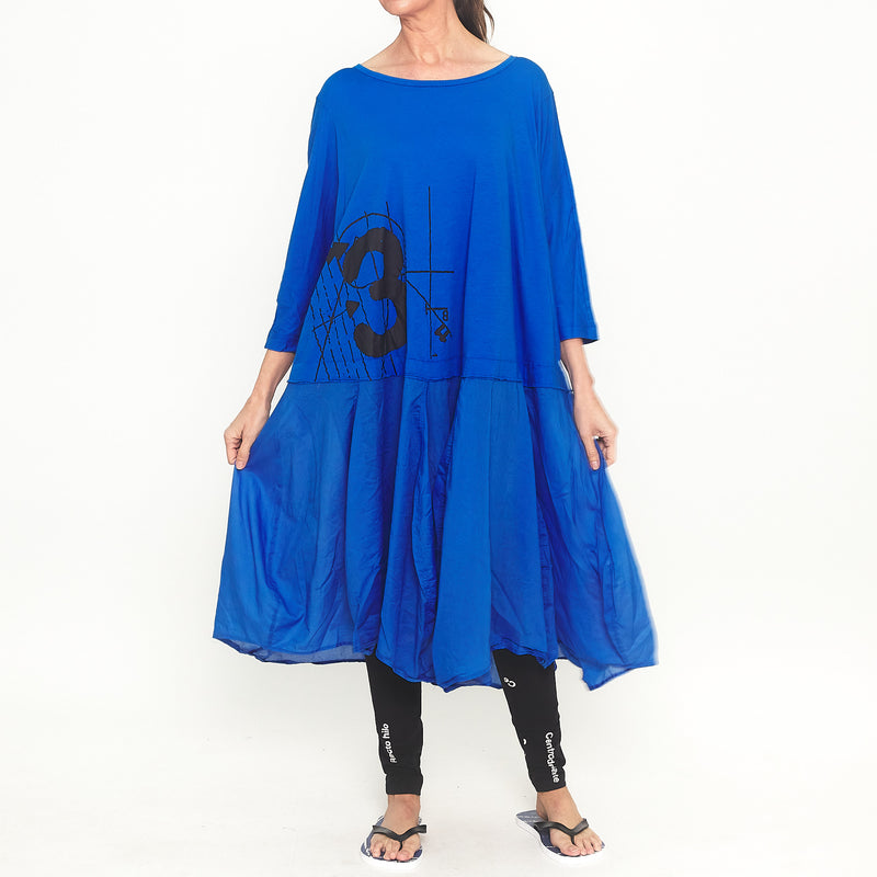 RUB-3370907 Dress in Blueberry
