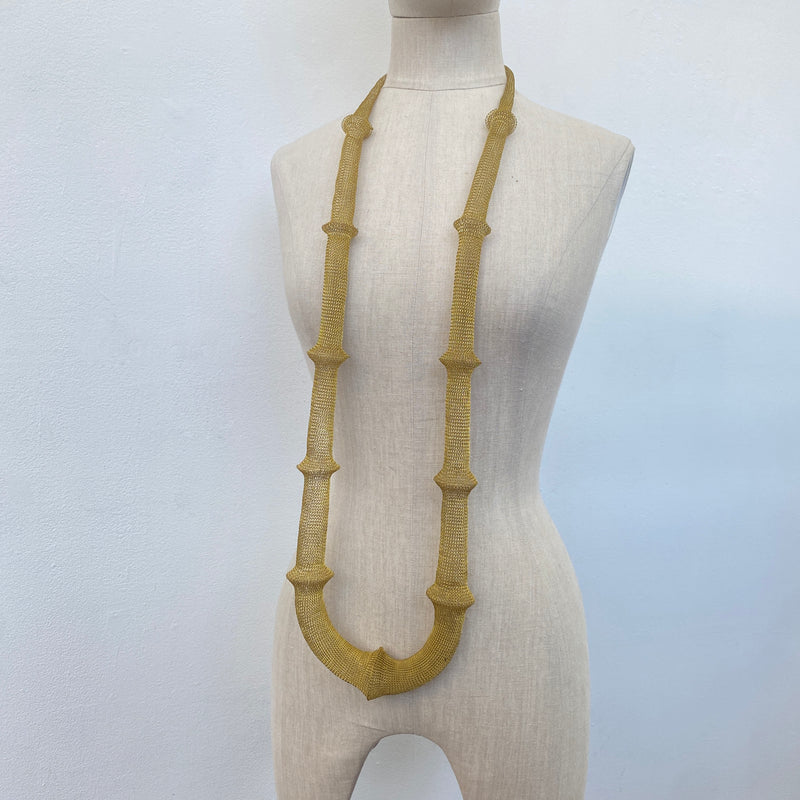 Rebb Necklace Large - Brass