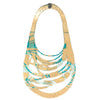 Sabato Isabel, SI02 Multifilament Turquoise Short Necklace - Tiffany Treloar