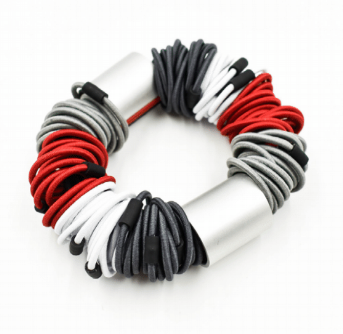 CB239 - Loops Bracelet in Redmix