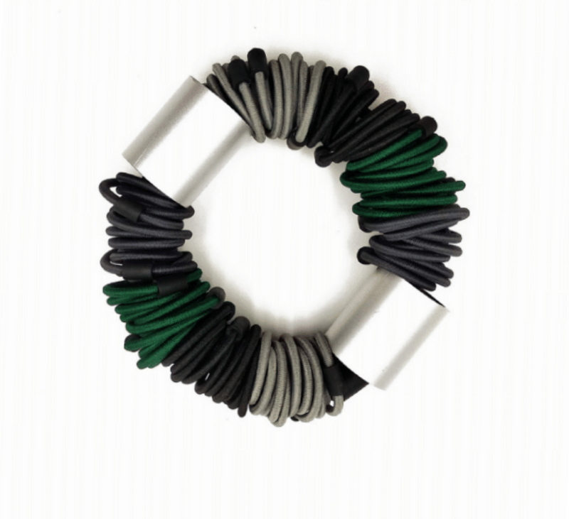 CB239 - Loops Bracelet in Greenmix