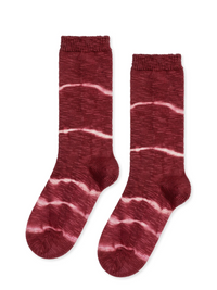 Tie-Dye Crew Sock - Clay