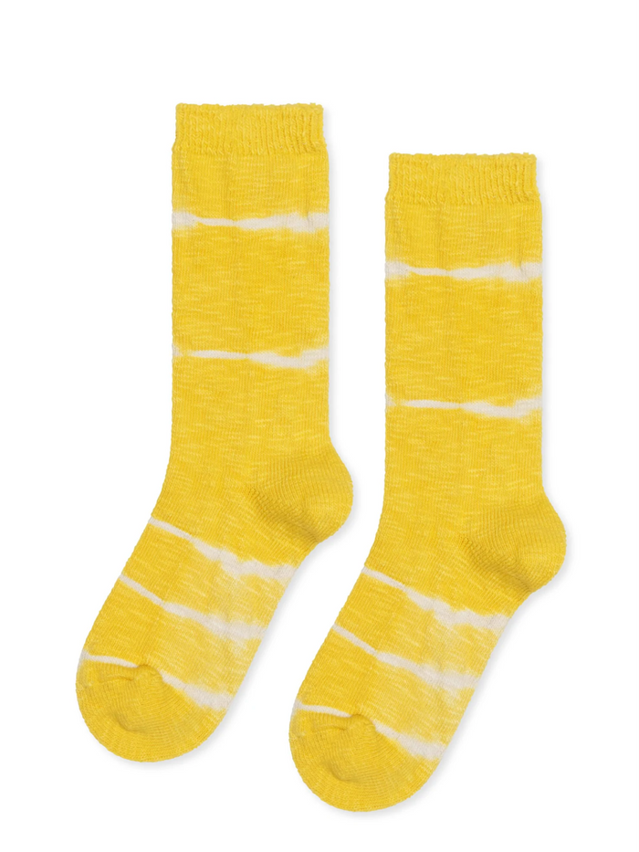 Tie-Dye Crew Sock - Sun