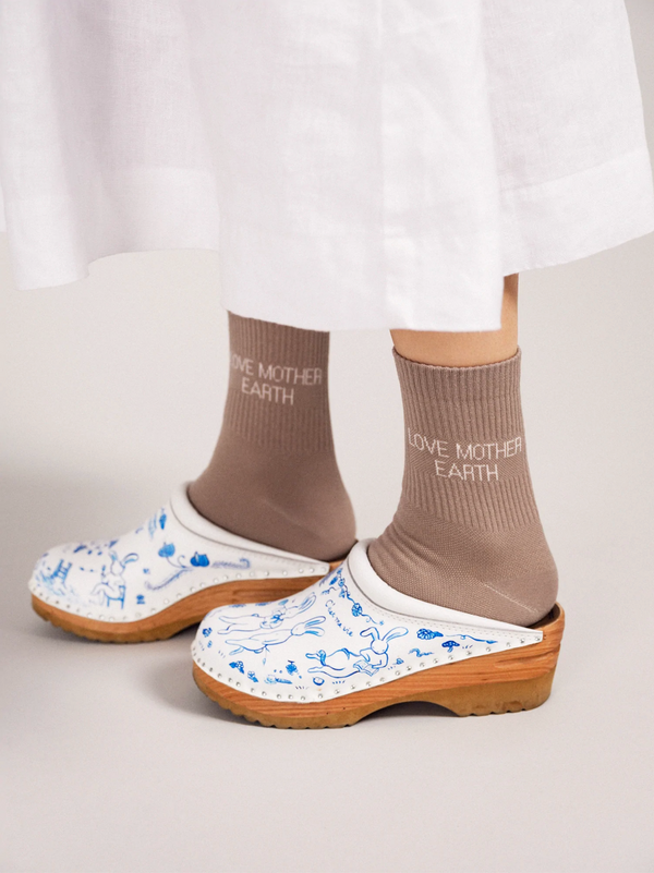 Love Mother Earth Crew Sock