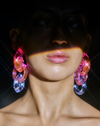 Floss Earrings - Pink/Blue