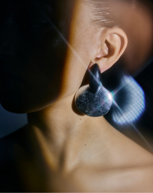 Phasi Earring - Silverfoil