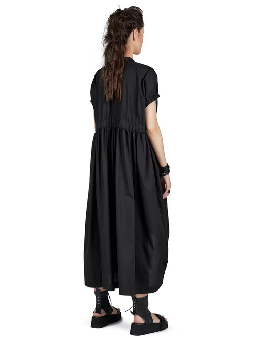 Gretha Shirt Dress - Black
