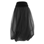 Tiffany Treloar, Black Tulle Twist Bubble Skirt - Tiffany Treloar