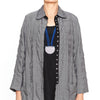 Tania Black White Coat