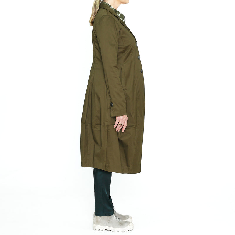 Charlie Khaki Green Coat