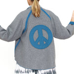 Peace Jacket - Blue/Grey