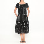 RUB-3630913 Pattern Dress in Black and White