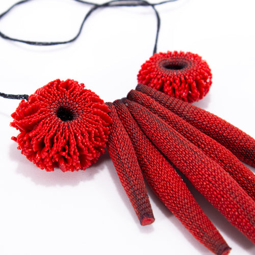 Barire Necklace - Red