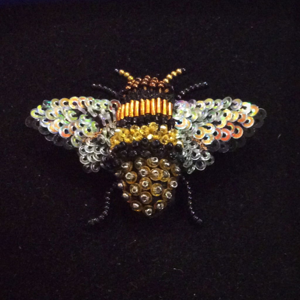Honey Bee Brooch – Tiffany Treloar - Main Image