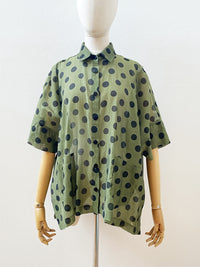 Marlon Khaki Spot Shirt