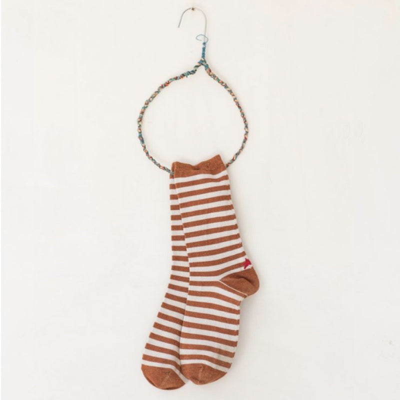 Hop Socks, Sox Red Brick/Beige - Tiffany Treloar